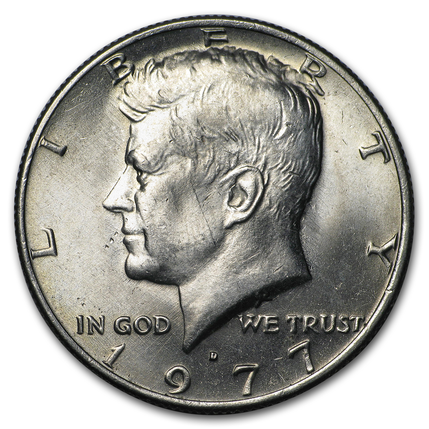 Buy 1977-D Kennedy Half Dollar BU - Click Image to Close