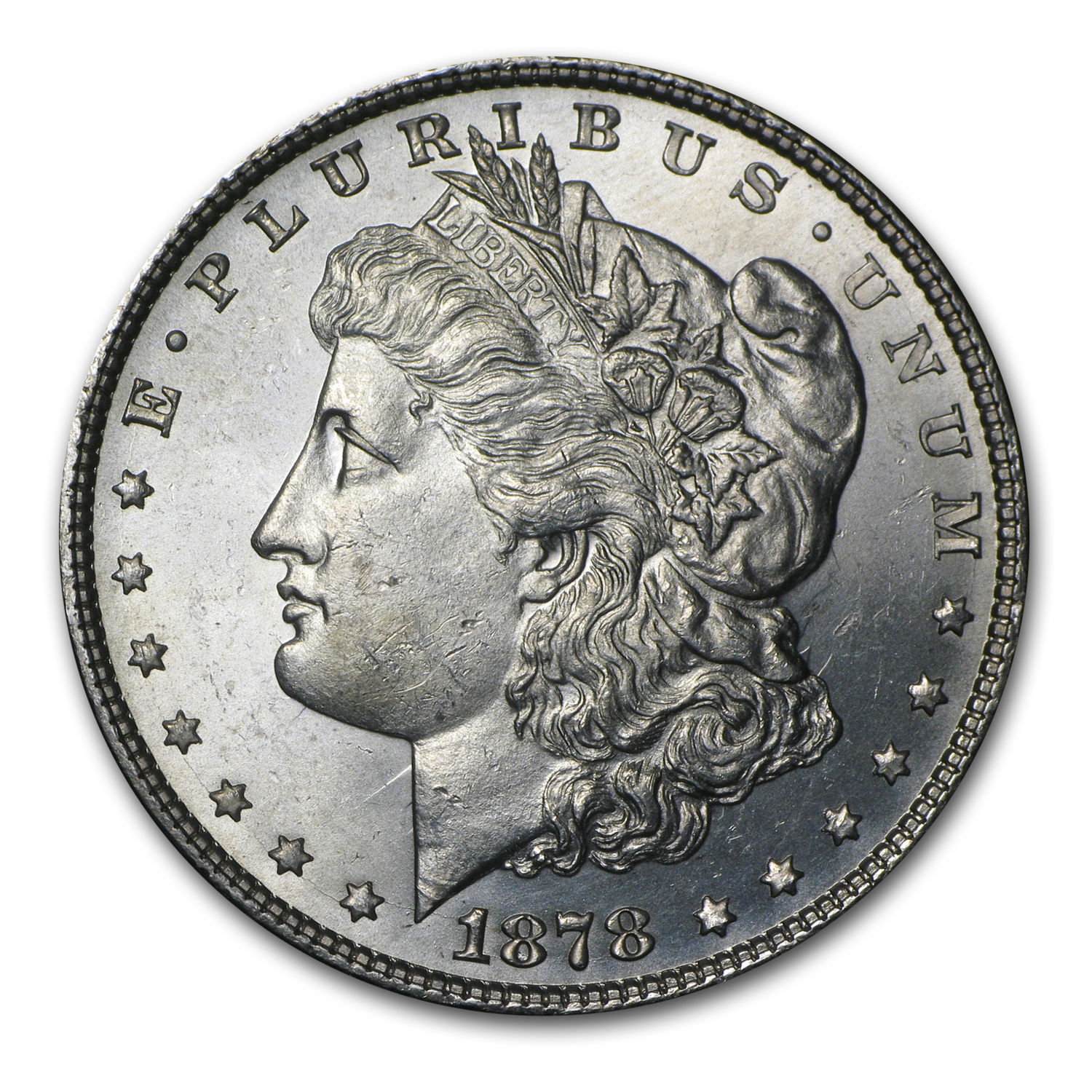 Buy 1878 Morgan Dollar 7/8 TF BU (Strong)