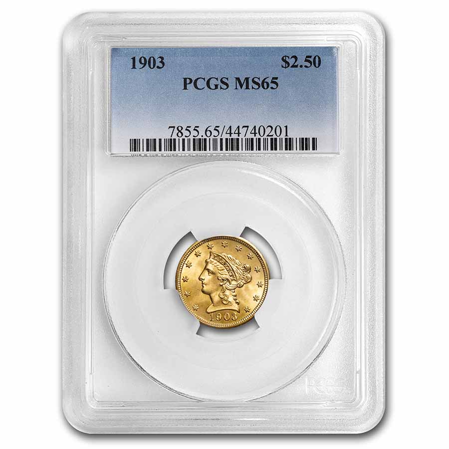 Buy 1903 $2.50 Liberty Gold Quarter Eagle MS-65 PCGS