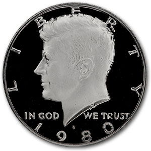 Buy 1980-S Kennedy Half Dollar Gem Proof
