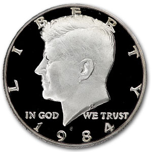 Buy 1984-S Kennedy Half Dollar Gem Proof