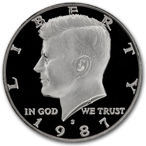 Buy 1987-S Kennedy Half Dollar Gem Proof