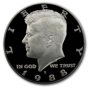 Buy 1988-S Kennedy Half Dollar Gem Proof