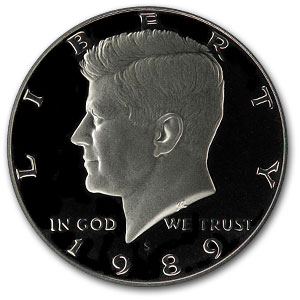 Buy 1989-S Kennedy Half Dollar Gem Proof