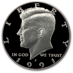 Buy 1991-S Kennedy Half Dollar Gem Proof