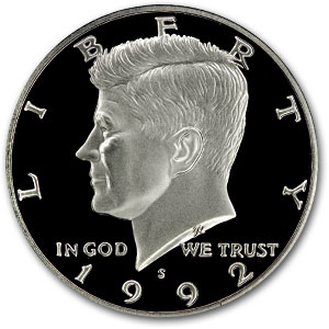 Buy 1992-S Kennedy Half Dollar Gem Proof