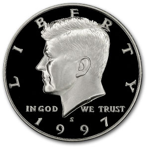 Buy 1997-S Kennedy Half Dollar Gem Proof