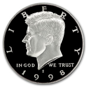 Buy 1998-S Kennedy Half Dollar Gem Proof