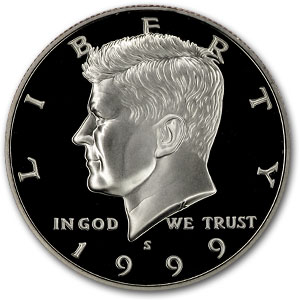 Buy 1999-S Kennedy Half Dollar Gem Proof