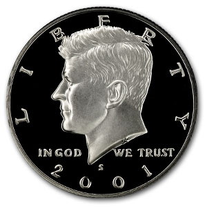 Buy 2001-S Kennedy Half Dollar Gem Proof