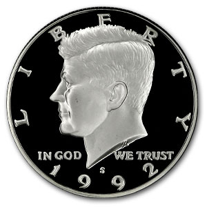 Buy 1992-S Silver Kennedy Half Dollar Gem Proof