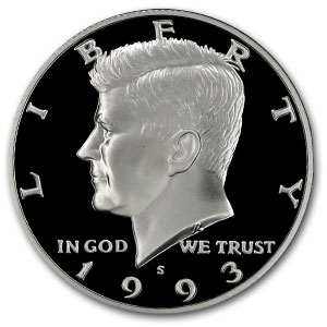 Buy 1993-S Silver Kennedy Half Dollar Gem Proof