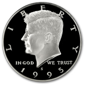 Buy 1995-S Silver Kennedy Half Dollar Gem Proof