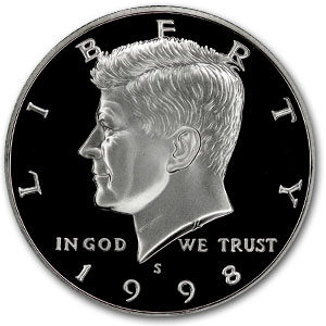 Buy 1998-S Silver Kennedy Half Dollar Gem Proof