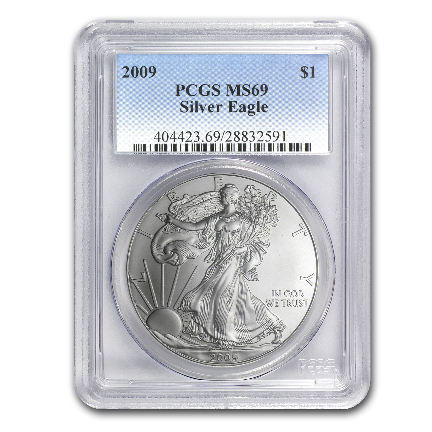 Buy 2009 American Silver Eagle MS-69 PCGS