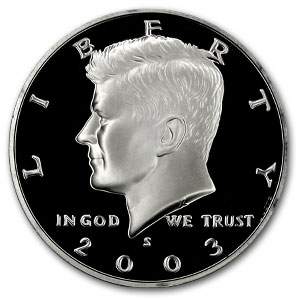 Buy 2003-S Silver Kennedy Half Dollar Gem Proof
