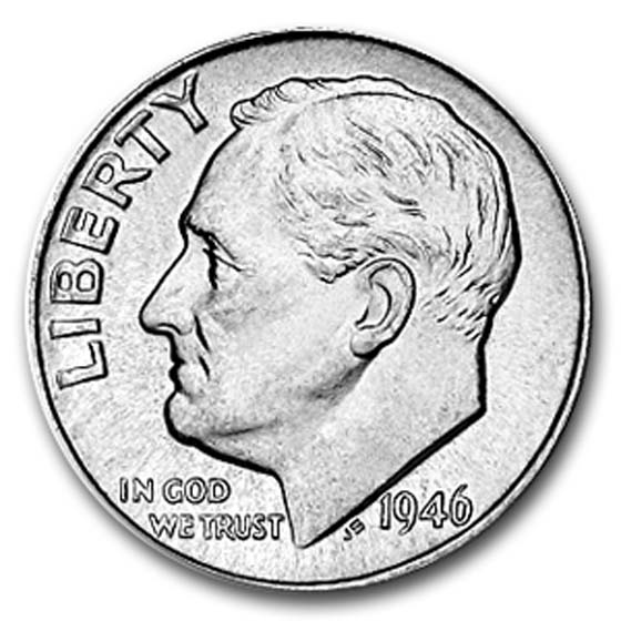 Buy 1946 Roosevelt Dime BU