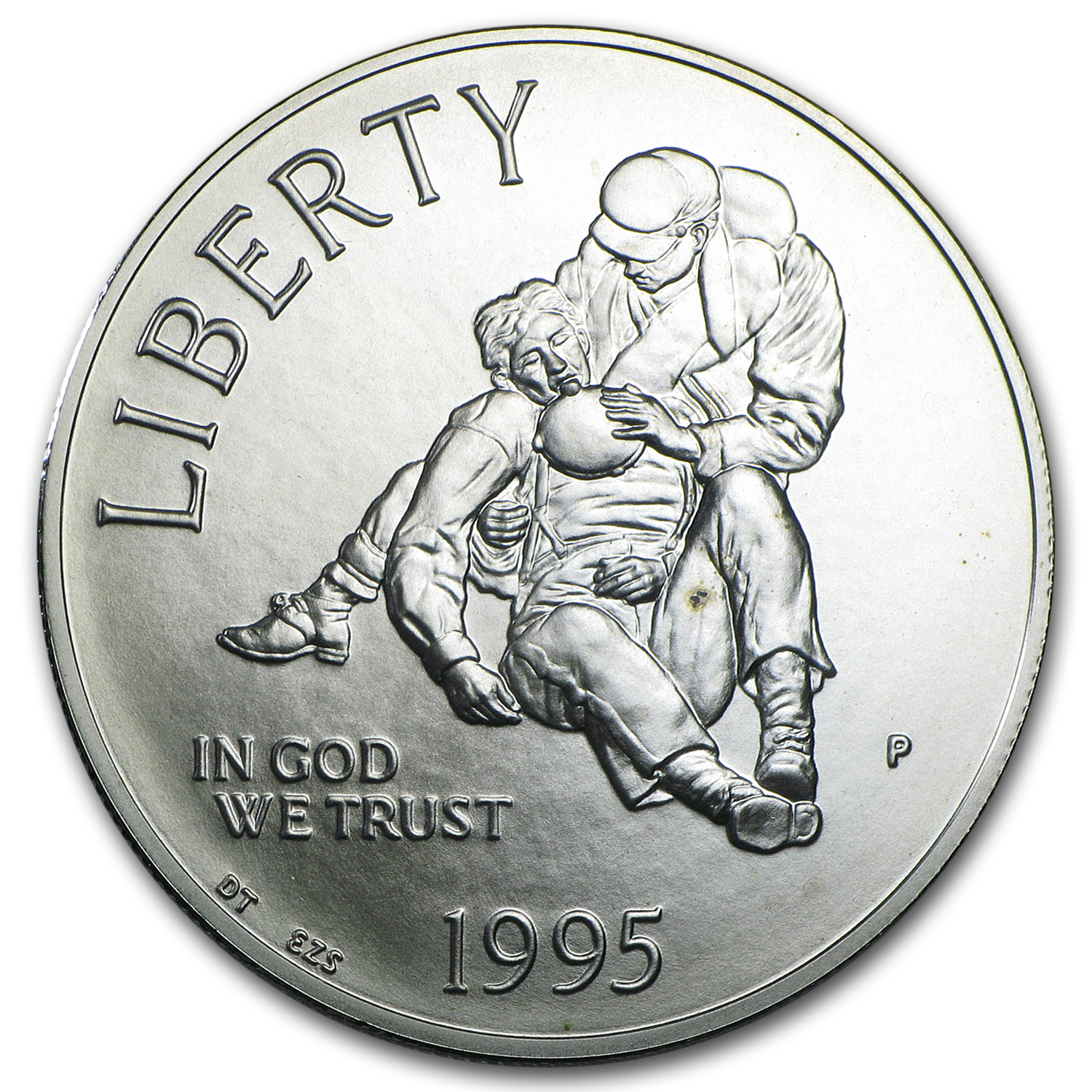 Buy 1995-P Civil War $1 Silver Commem BU (Capsule only)