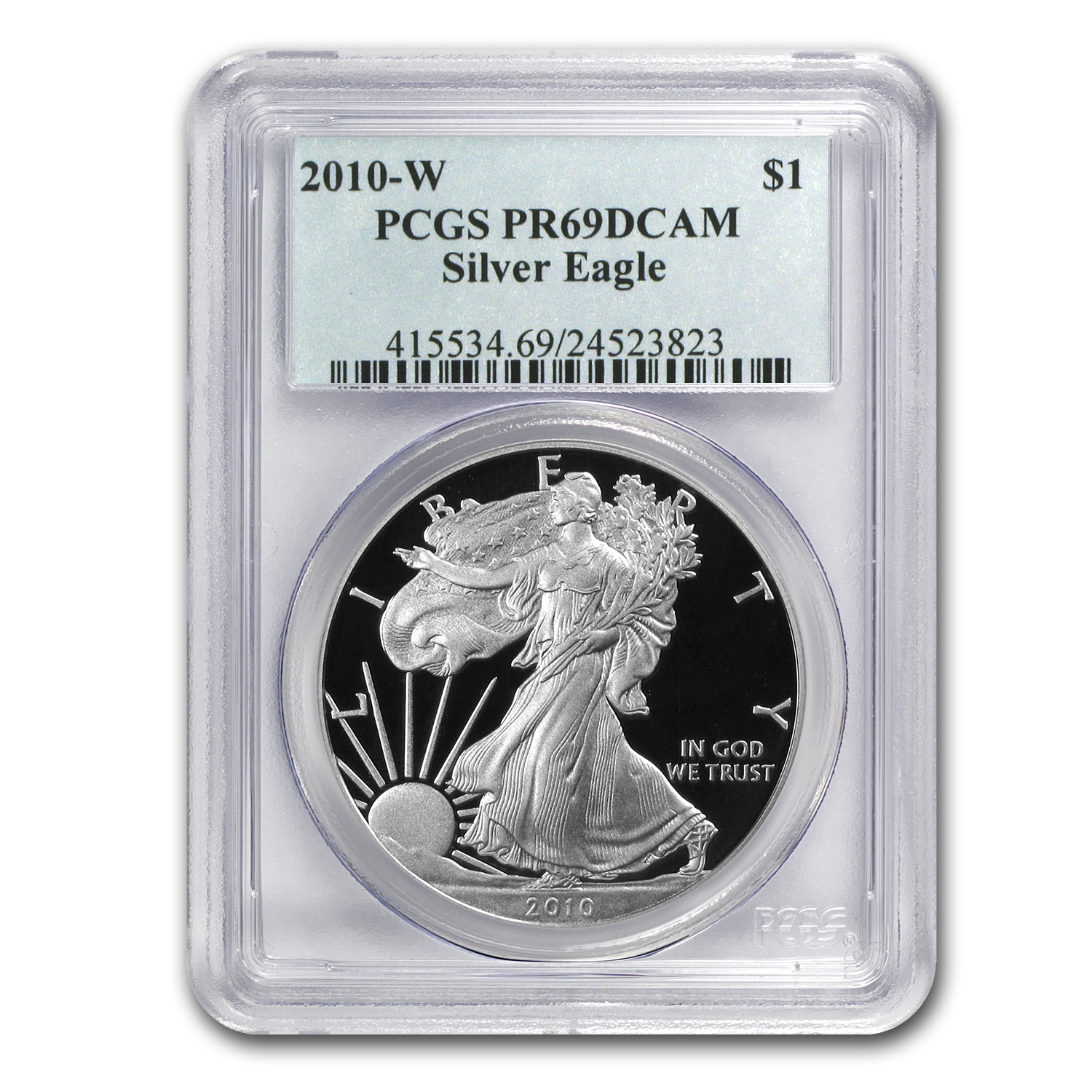 Buy 2010-W Proof American Silver Eagle PR-69 PCGS