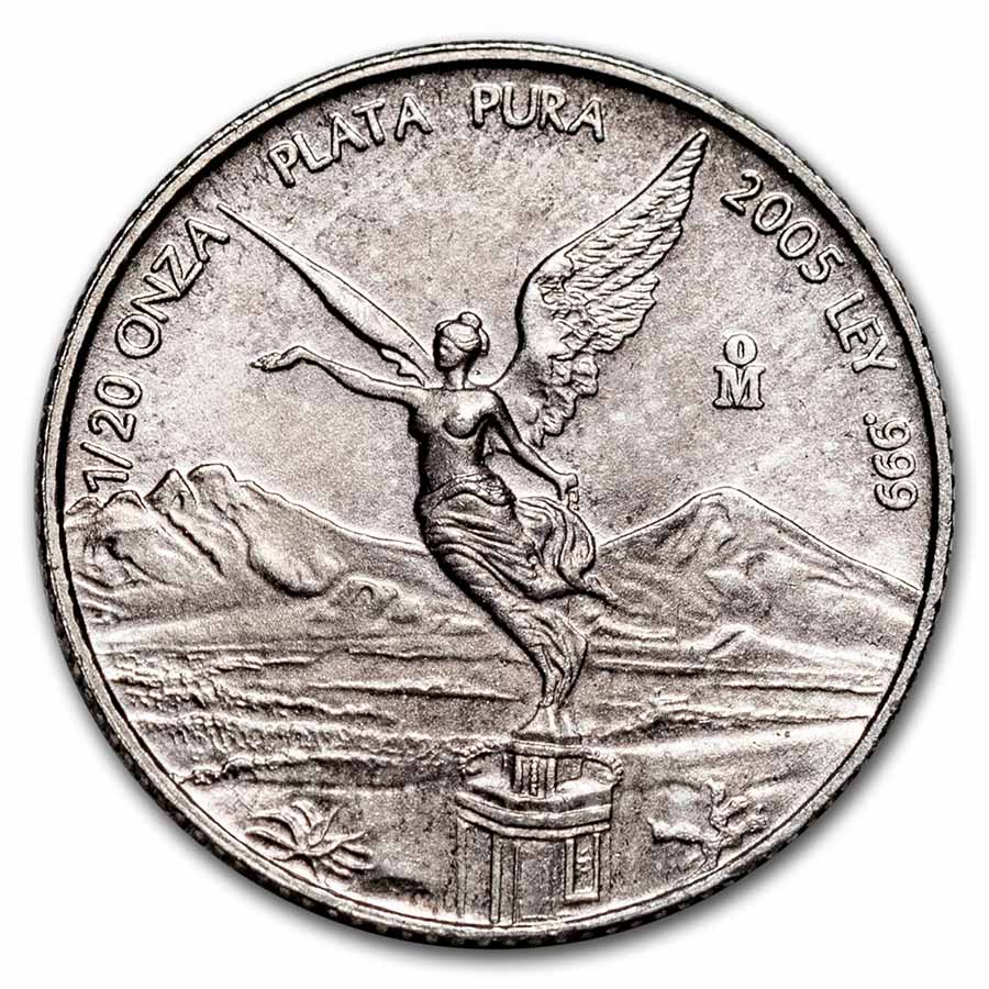 Buy 2005 Mexico 1/20 oz Silver Libertad BU - Click Image to Close