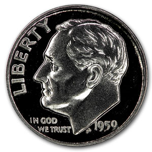 Buy 1959 Roosevelt Dime Gem Proof