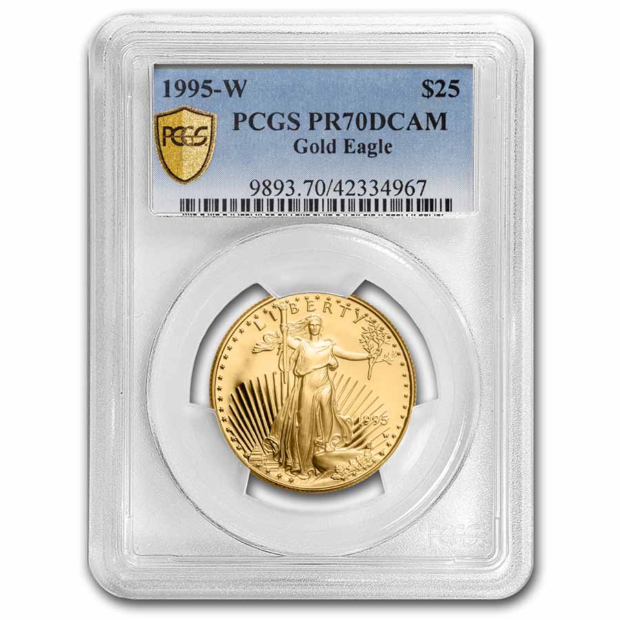 Buy 1995-W 1/2 oz Proof American Gold Eagle PR-70 DCAM PCGS