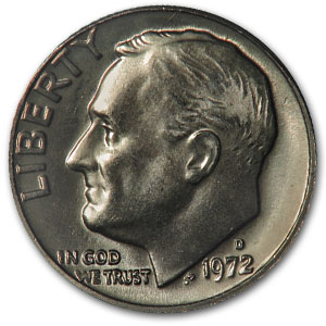 Buy 1972-D Roosevelt Dime BU