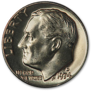 Buy 1974-D Roosevelt Dime BU