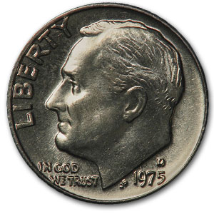 Buy 1975-D Roosevelt Dime BU