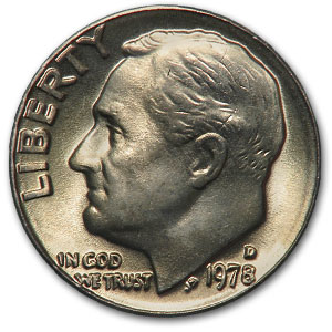 Buy 1978-D Roosevelt Dime BU