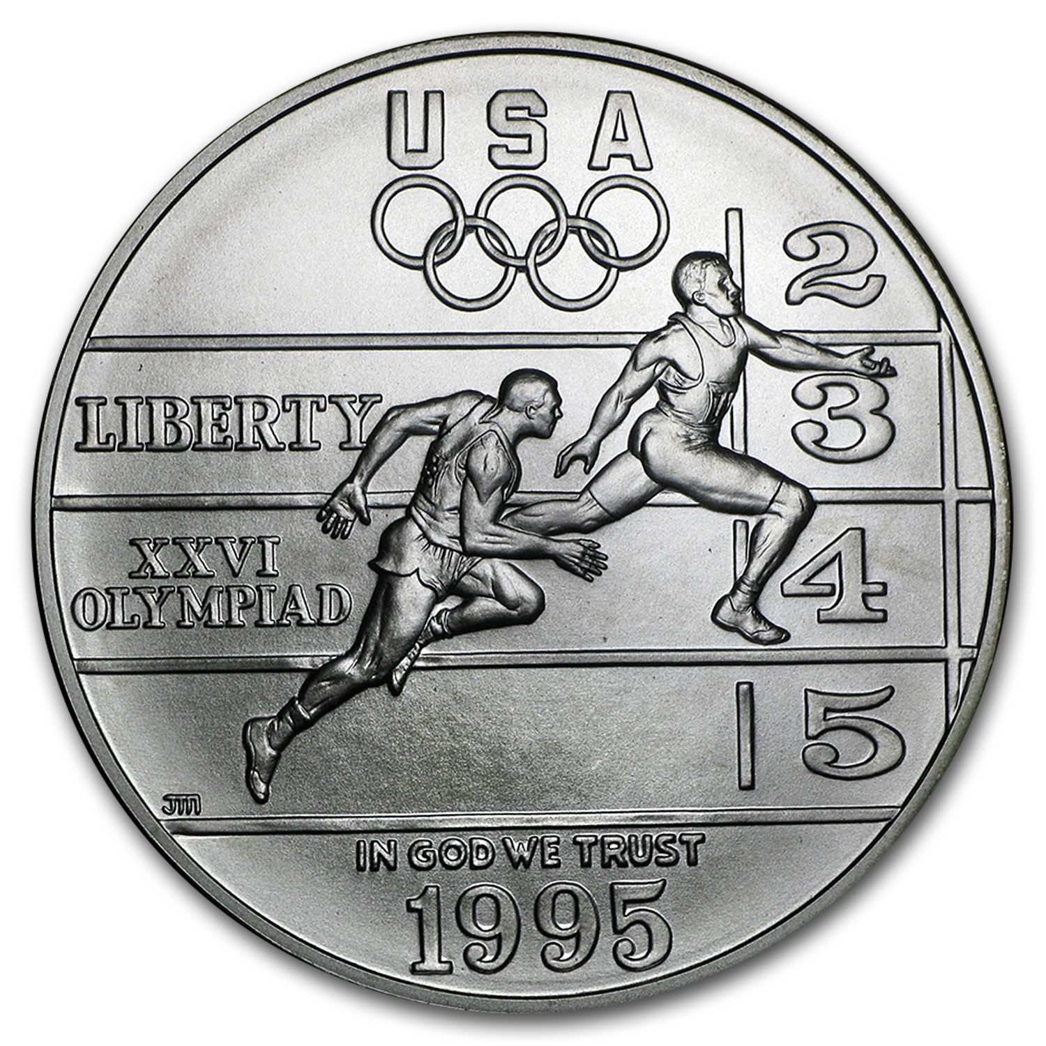 Buy 1995-D Olympic Track and Field $1 Silver Commem BU (Capsule only)