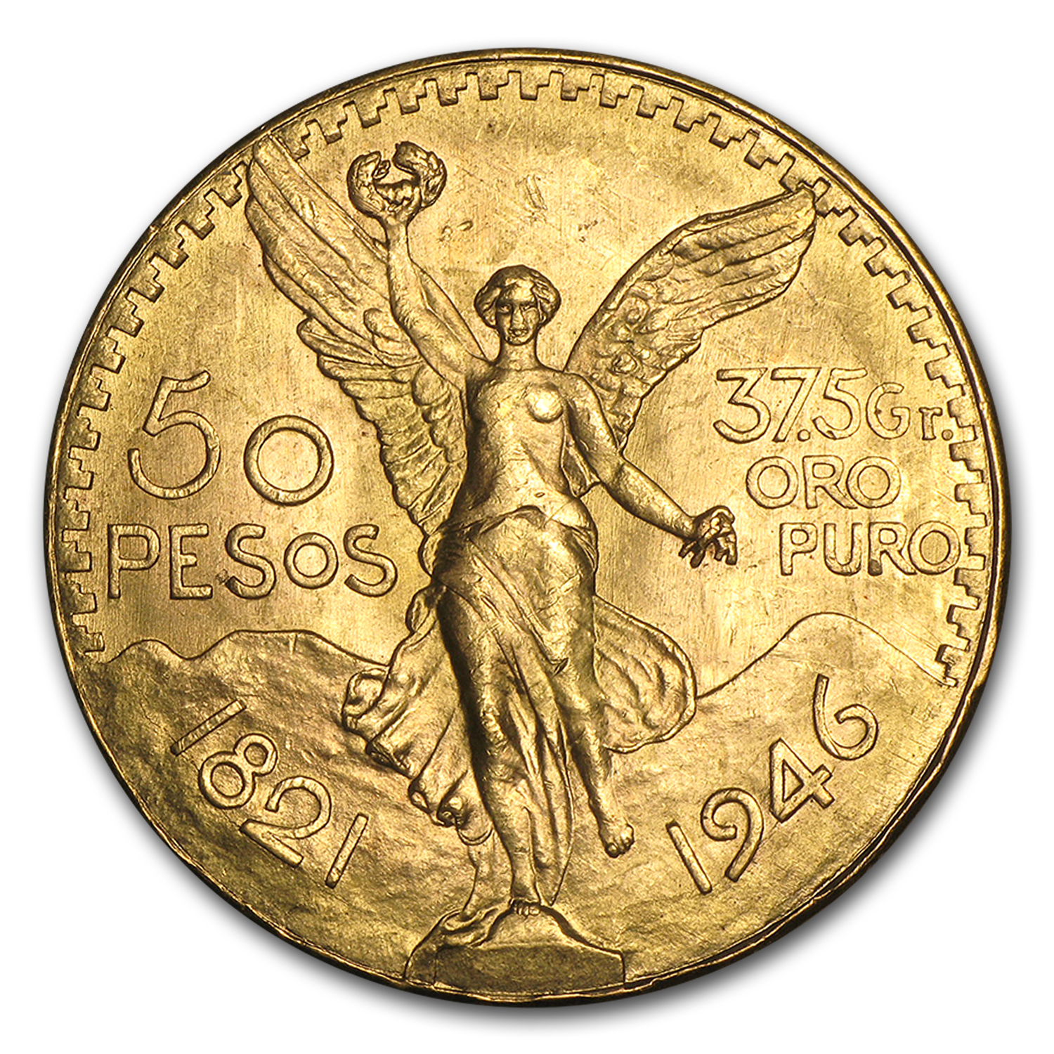 Buy 1946 Mexico Gold 50 Pesos BU