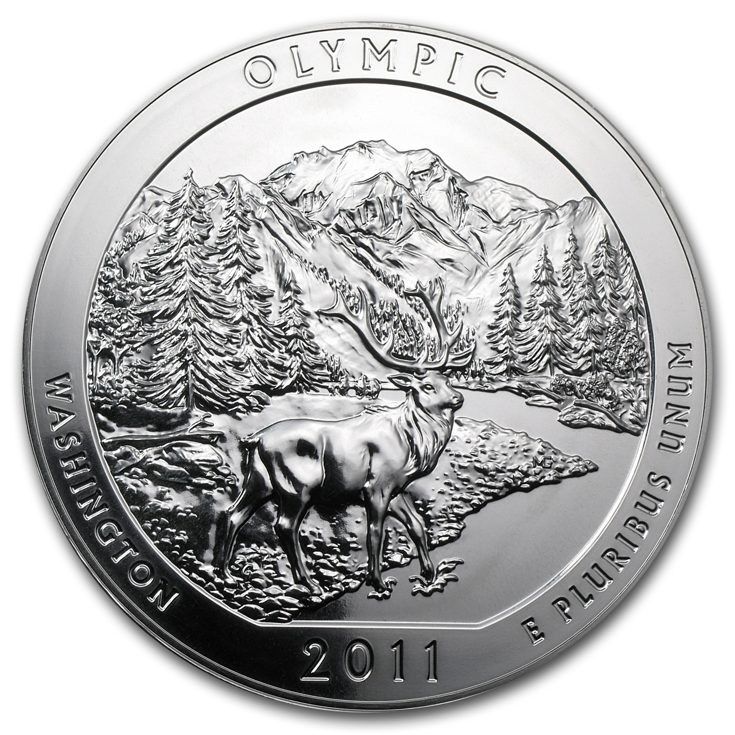 Buy 2011 5 oz Silver ATB Olympic National Park, WA