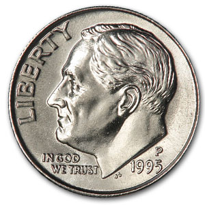 Buy 1995-P Roosevelt Dime BU