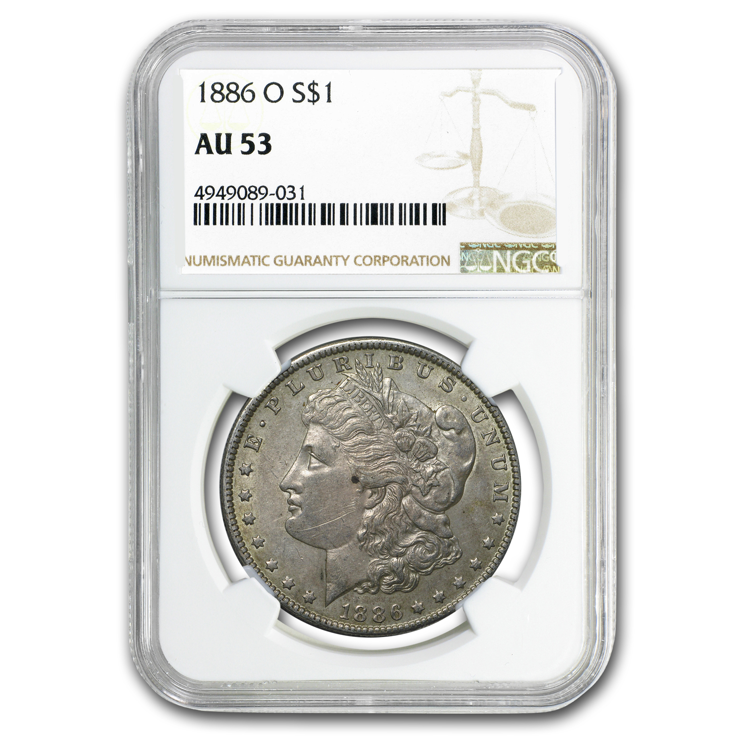 Buy 1886-O Morgan Dollar AU-53 NGC