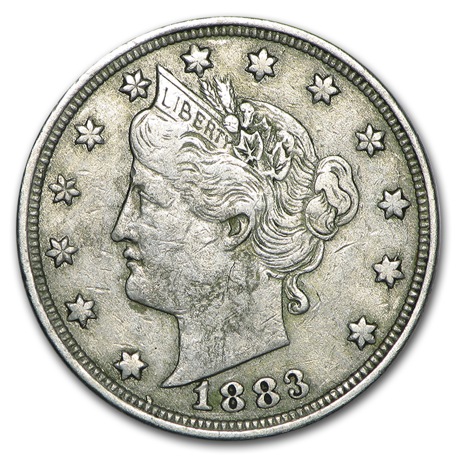 Buy 1883 Liberty Head V Nickel No Cents VF