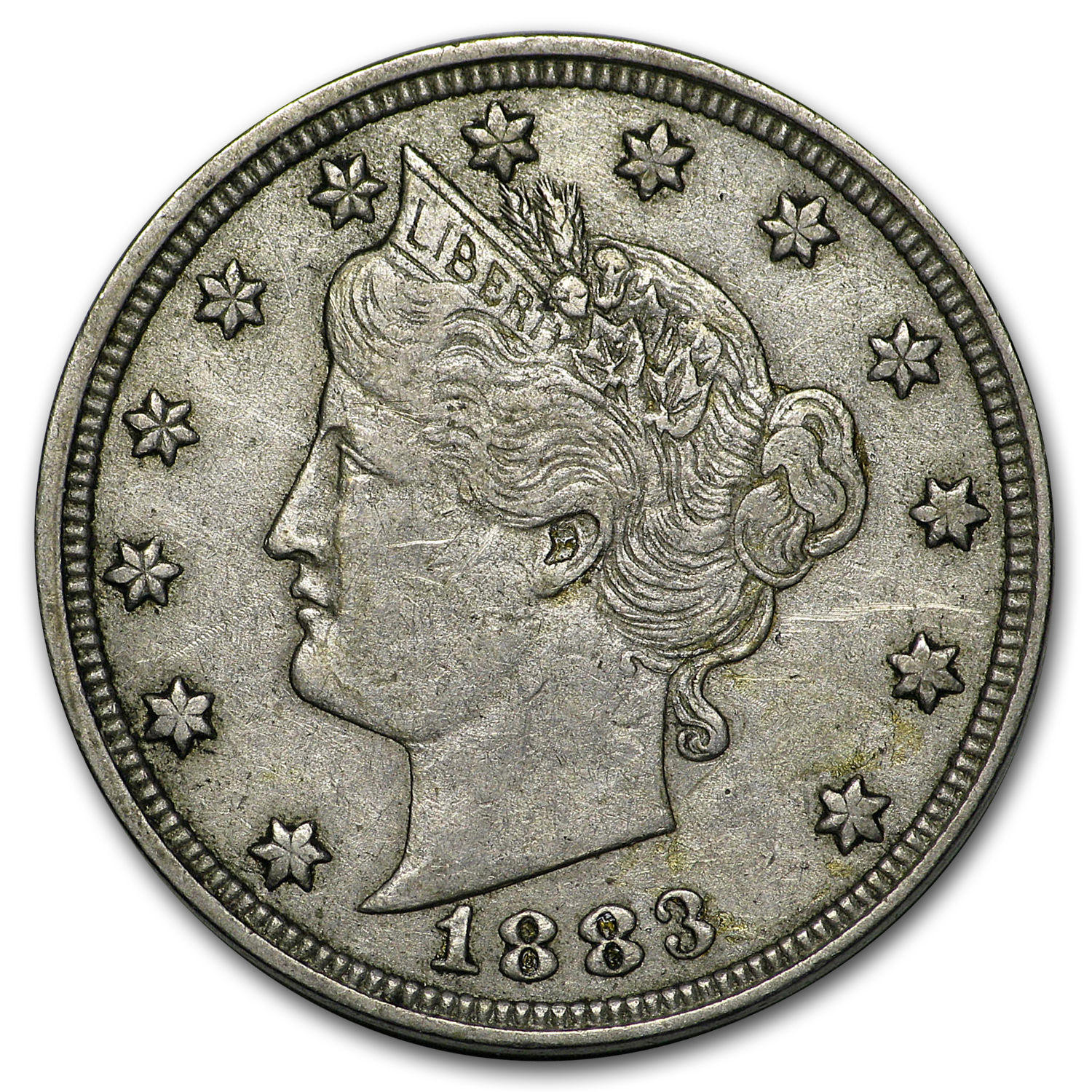 Buy 1883 Liberty Head V Nickel No Cents XF