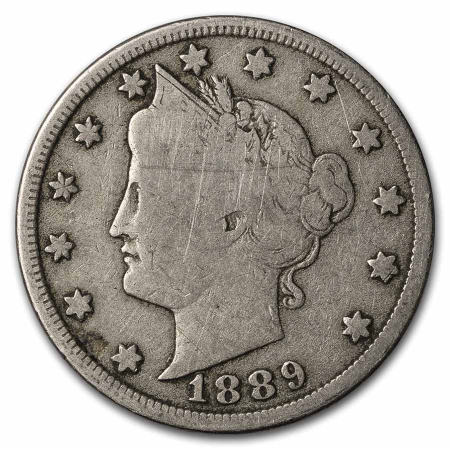 Buy 1889 Liberty Head V Nickel Good
