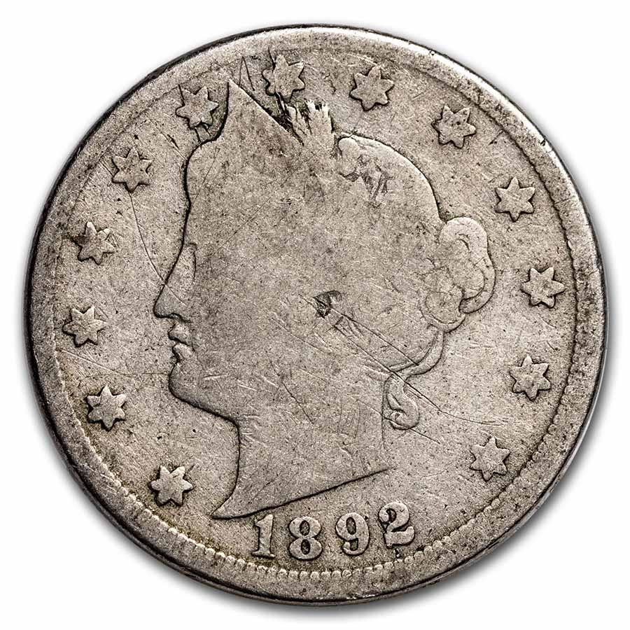 Buy 1892 Liberty Head V Nickel Good