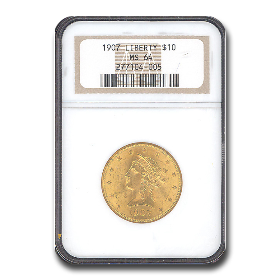 Buy 1907 $10 Liberty Gold Eagle MS-64 NGC