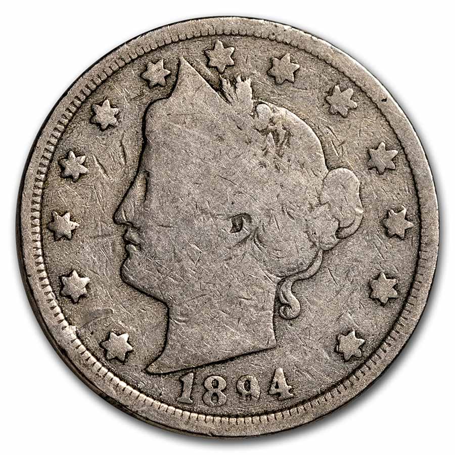 Buy 1894 Liberty Head V Nickel Good