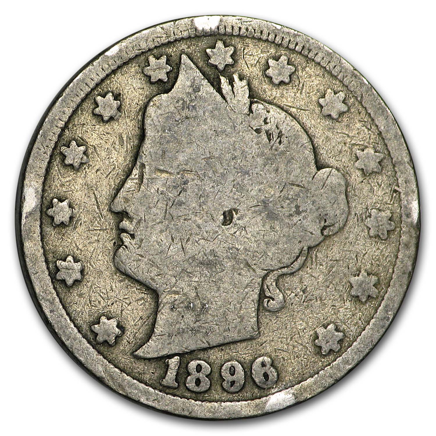 Buy 1896 Liberty Head V Nickel Good - Click Image to Close