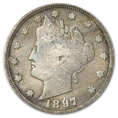 Buy 1897 Liberty Head V Nickel Good+
