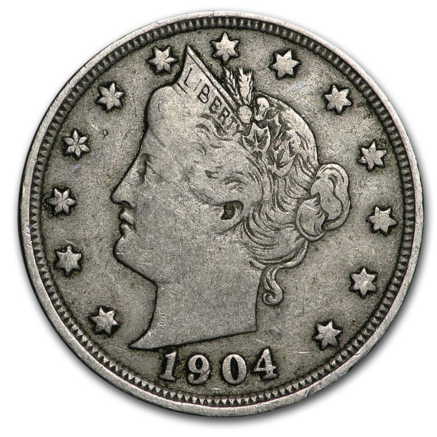 Buy 1904 Liberty Head V Nickel VF