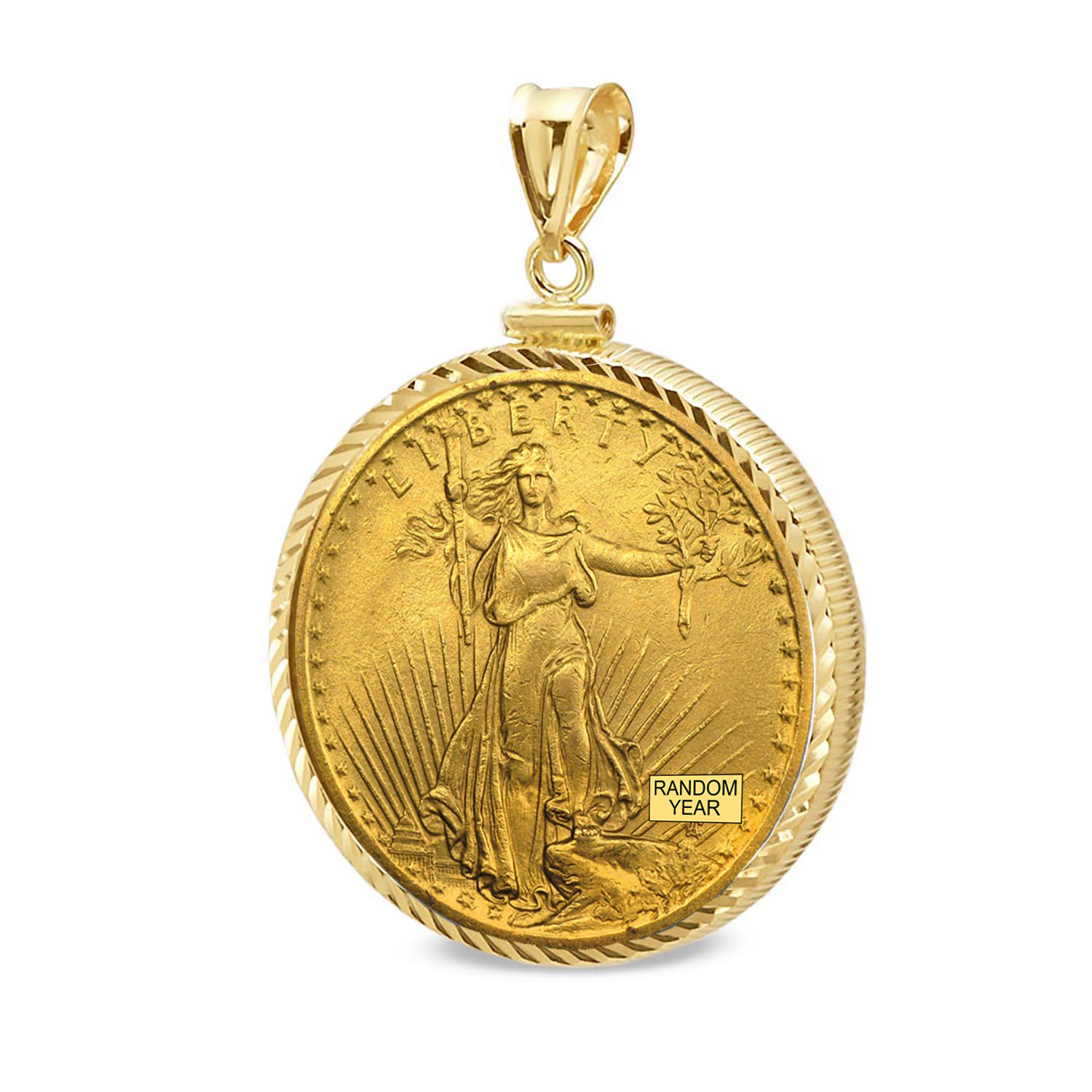 Buy $20 St-Gaudens Au Dbl Eagle Pend ScrewTop Bezel