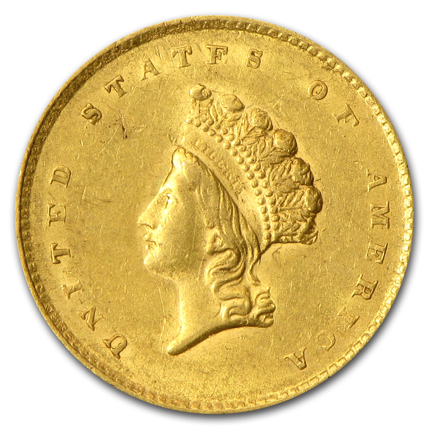 Buy $1 Indian Head Gold Dollar Type 2 AU (Random Year)