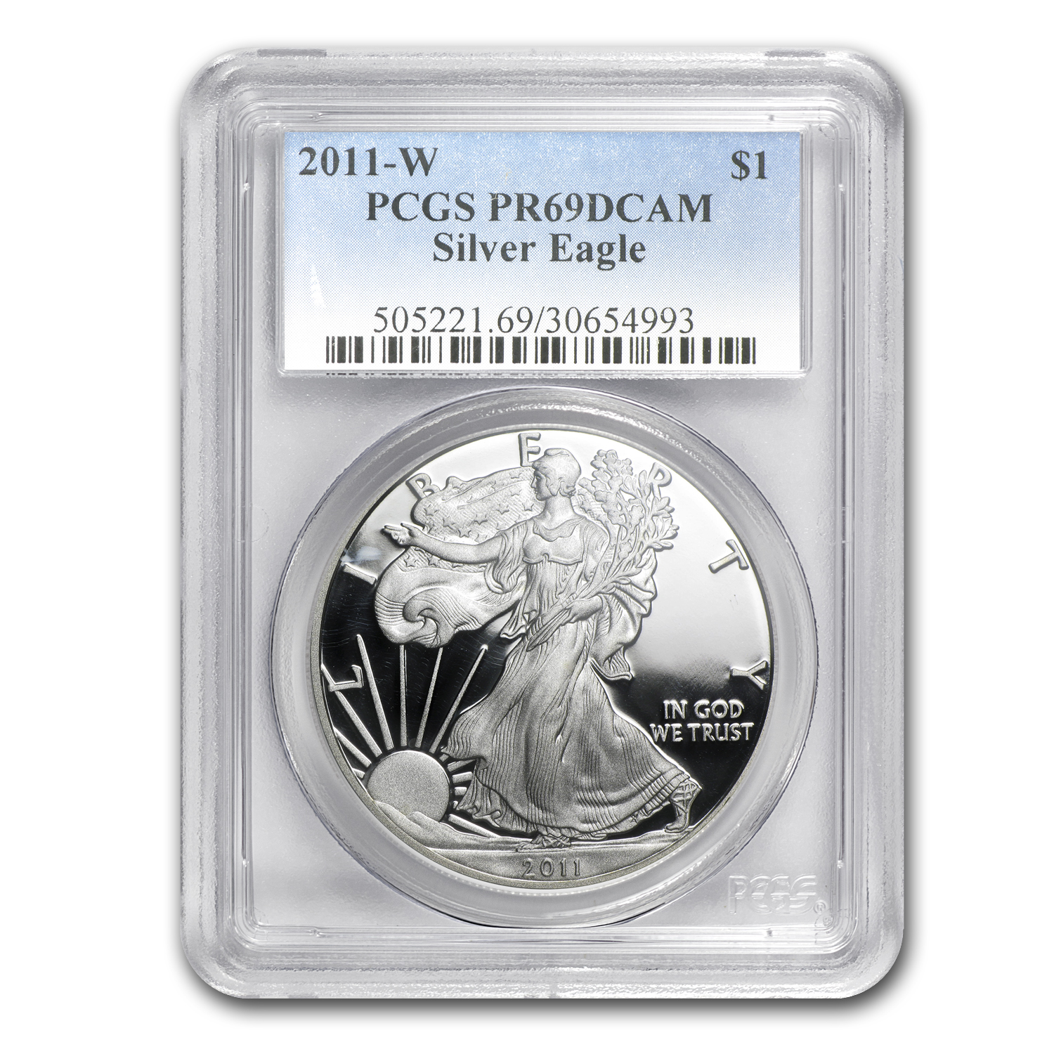 Buy 2011-W Proof American Silver Eagle PR-69 PCGS