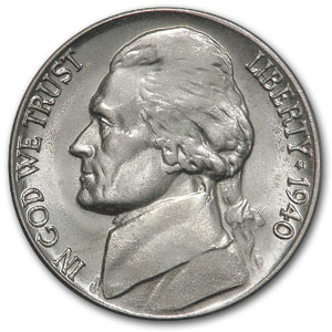 Buy 1940-D Jefferson Nickel BU