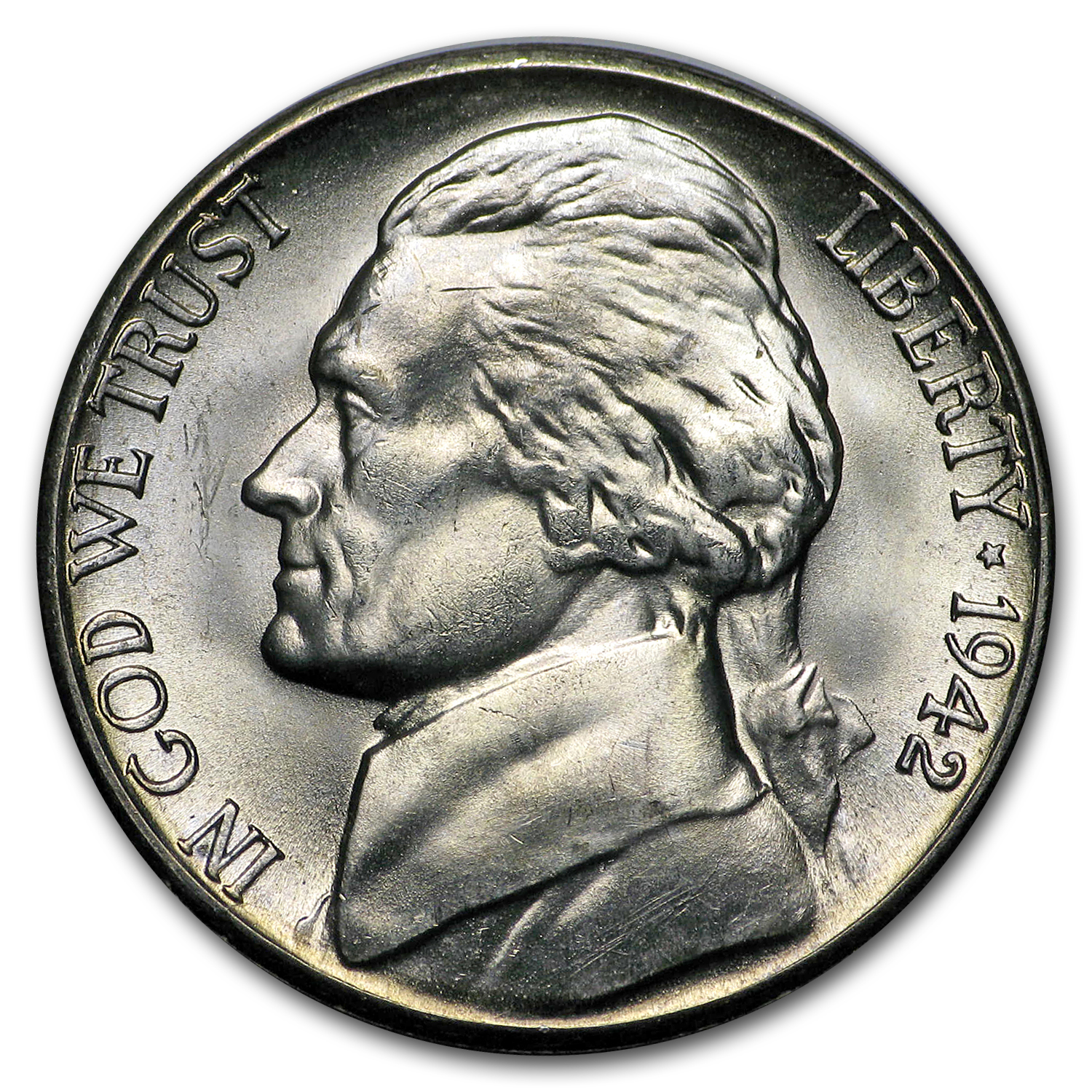 Buy 1942-S Silver Wartime Jefferson Nickel BU
