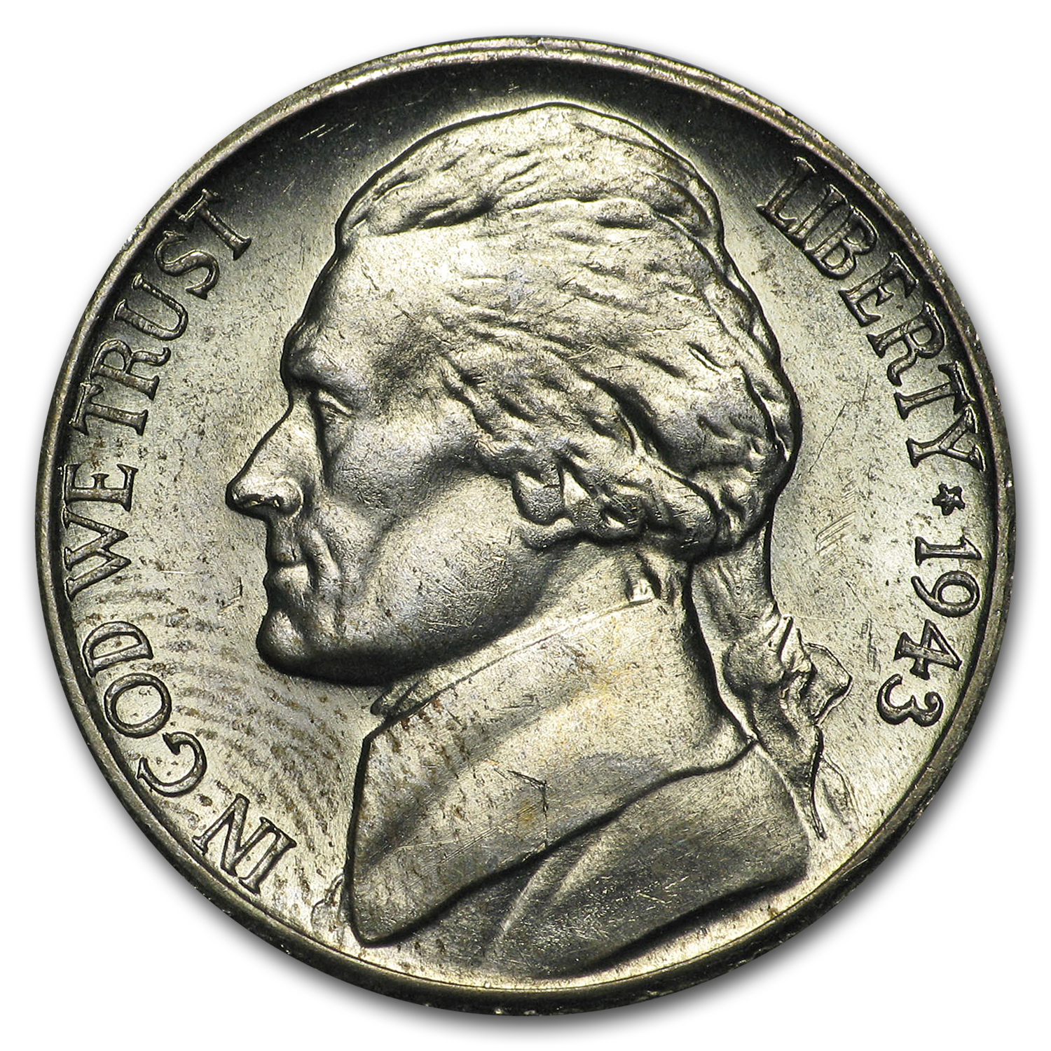 Buy 1943-S Silver Wartime Jefferson Nickel BU